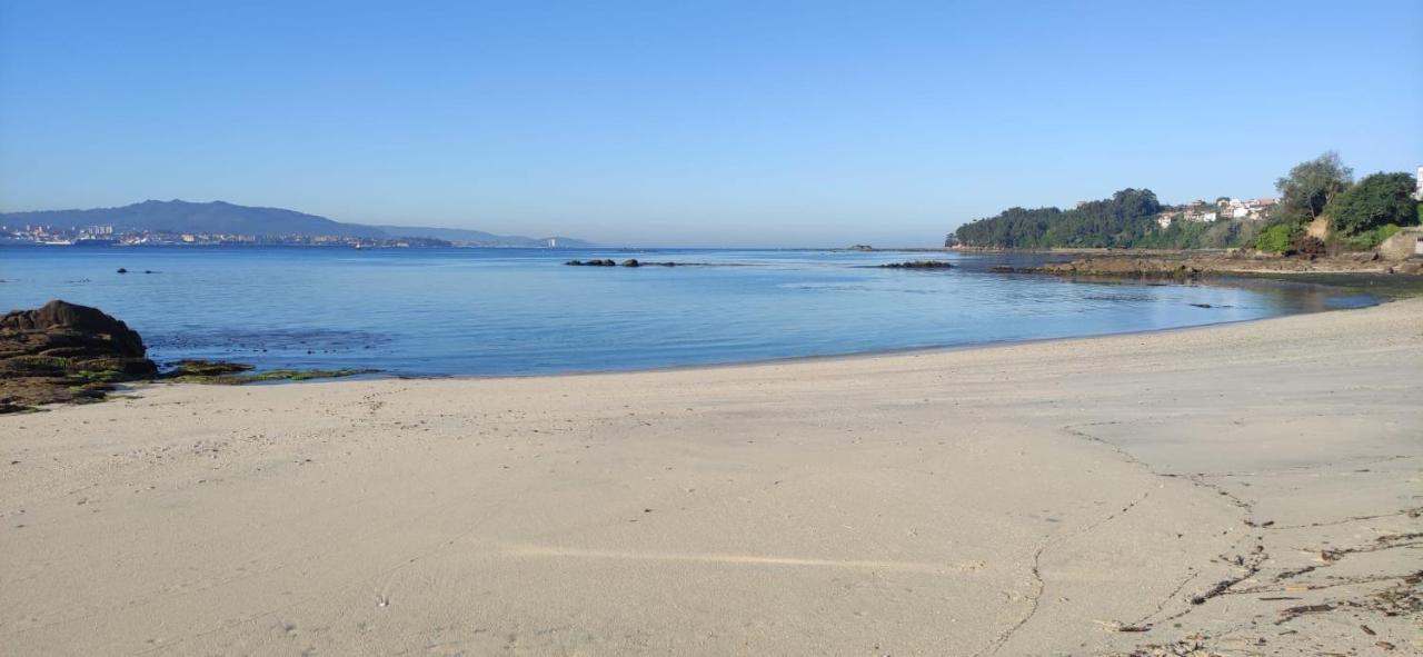 Apartamento Playa A Xunqueira, A 15 Min Vigo Moana Luaran gambar