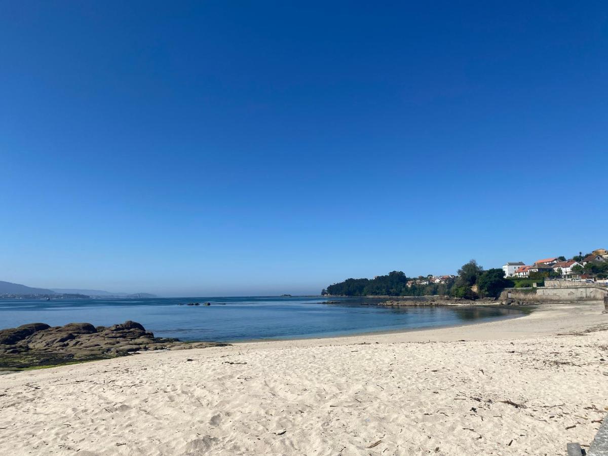 Apartamento Playa A Xunqueira, A 15 Min Vigo Moana Luaran gambar